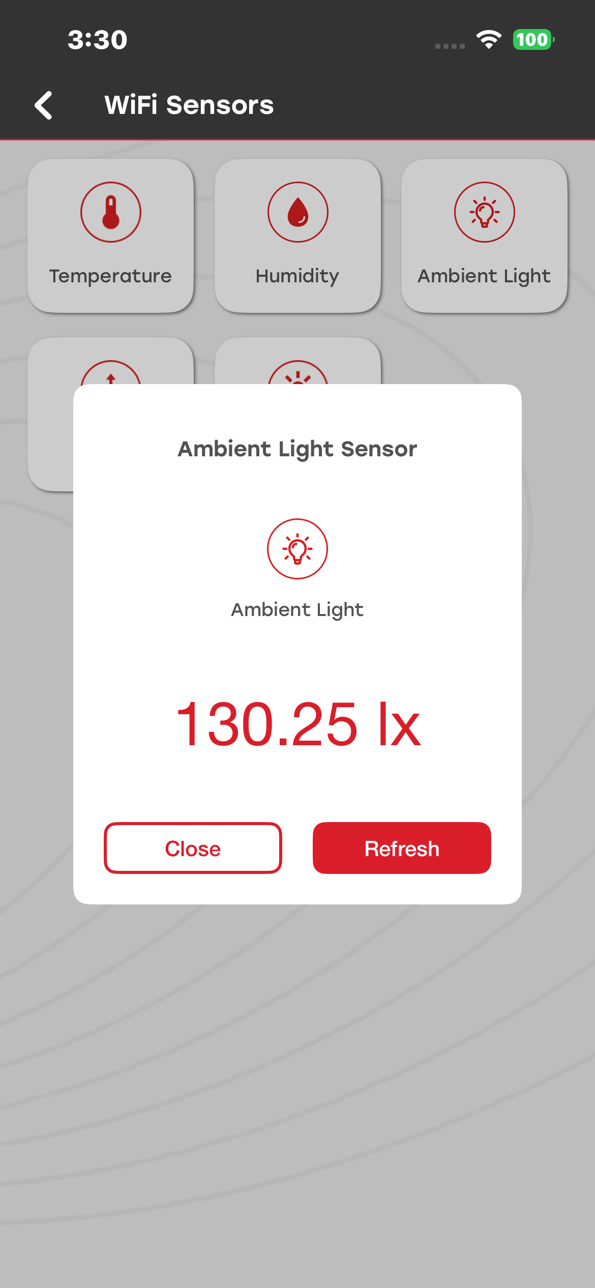 mobile app screenshot