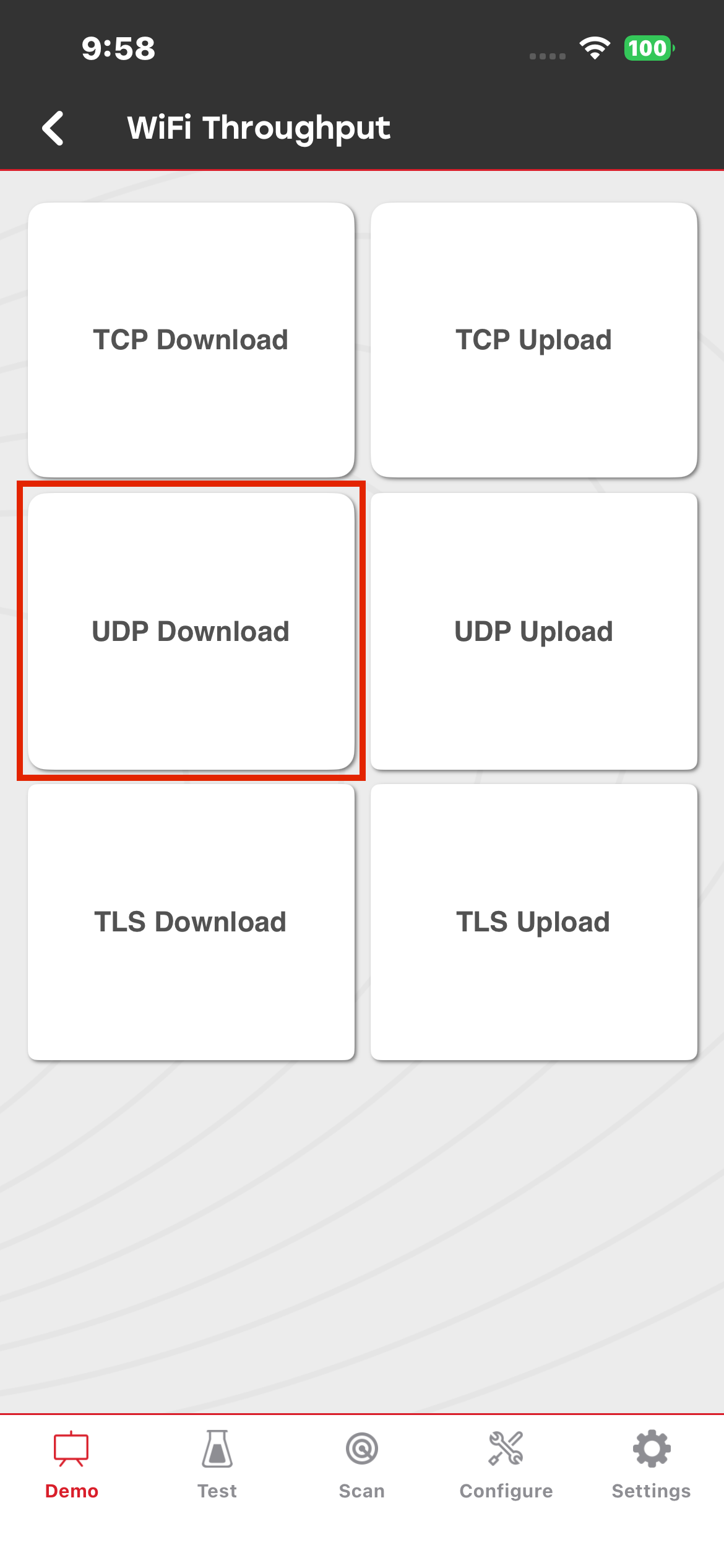 mobile app screenshot