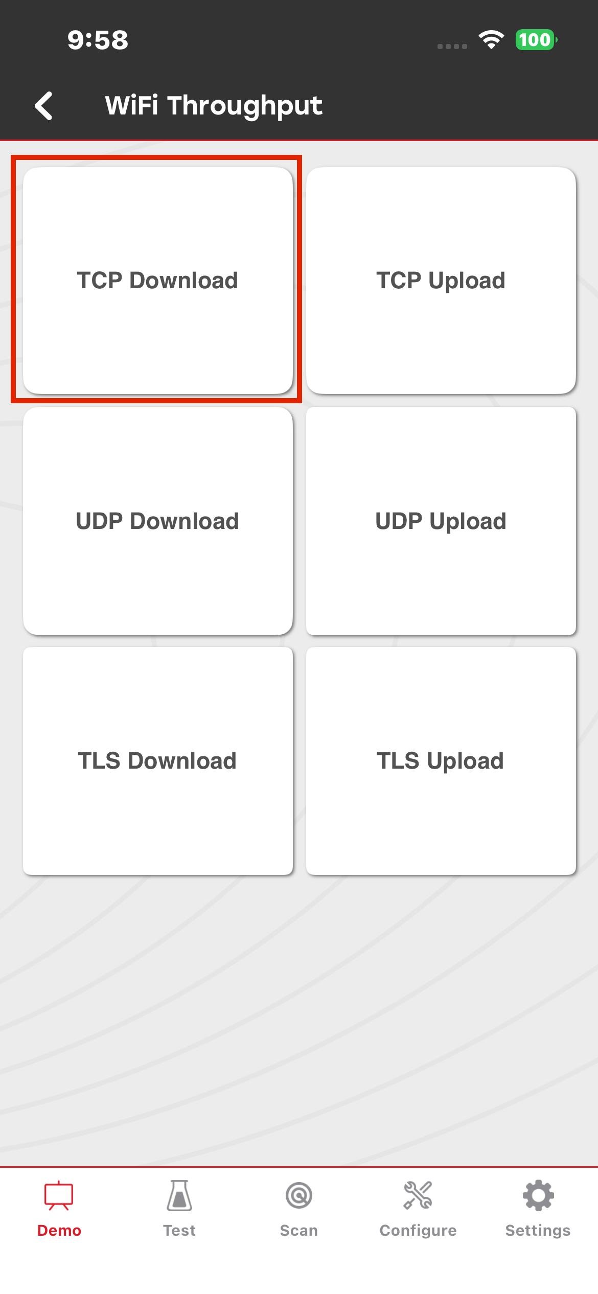 mobile app screenshot