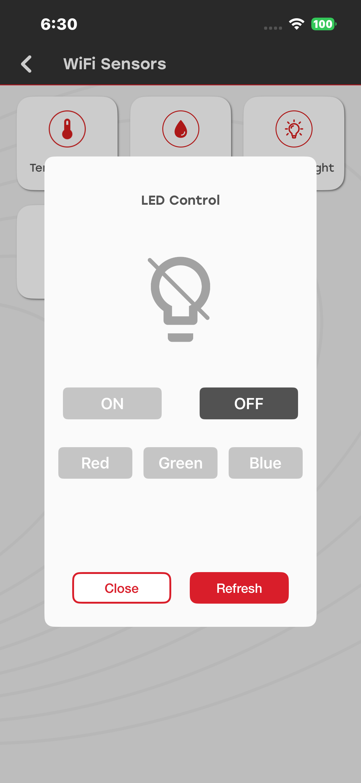 mobile app screenshot