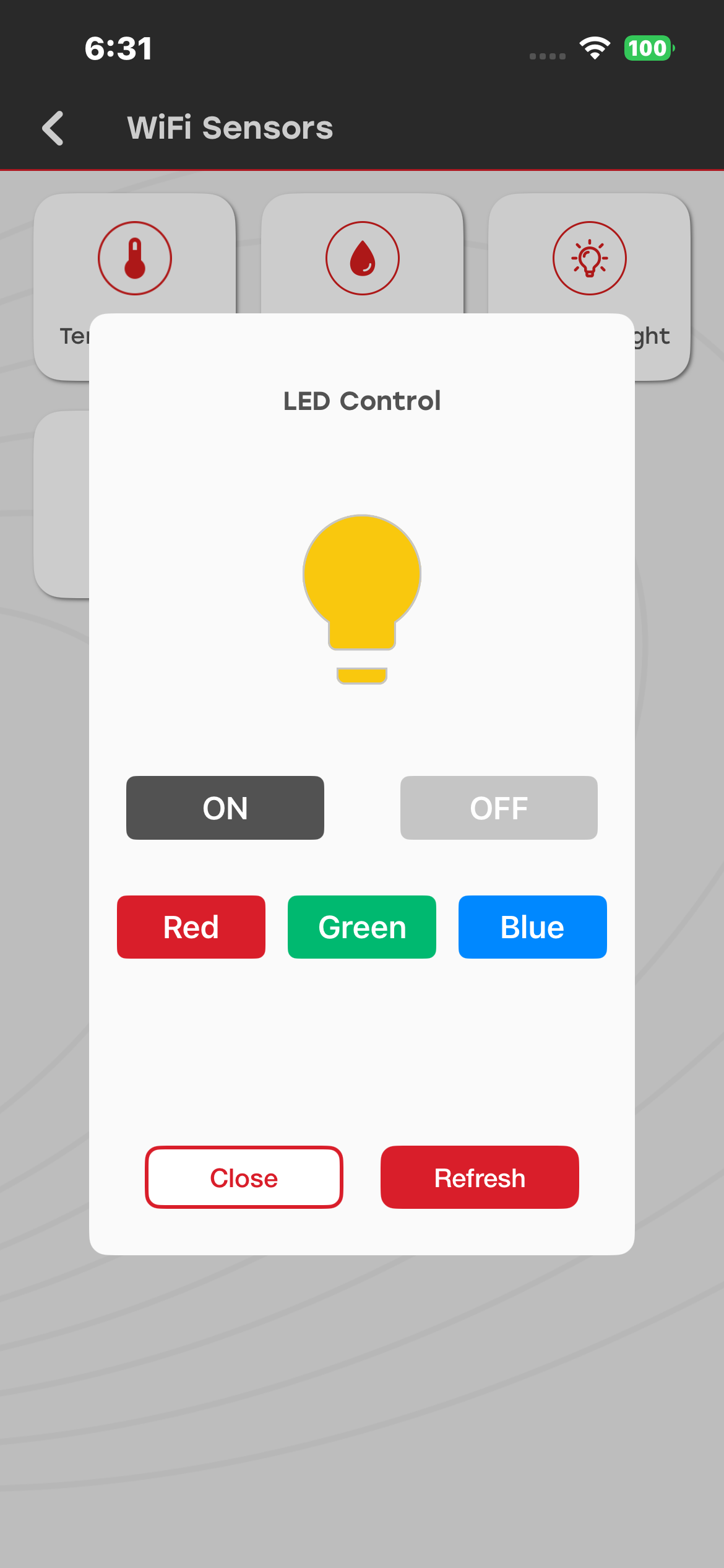mobile app screenshot