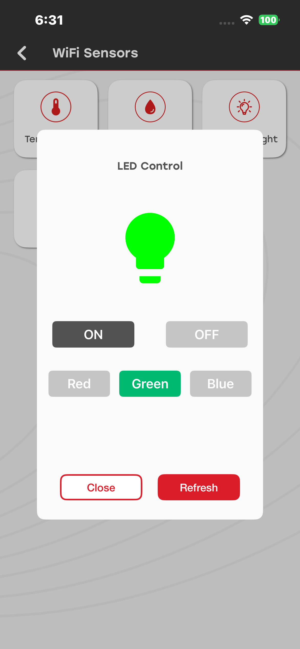 mobile app screenshot