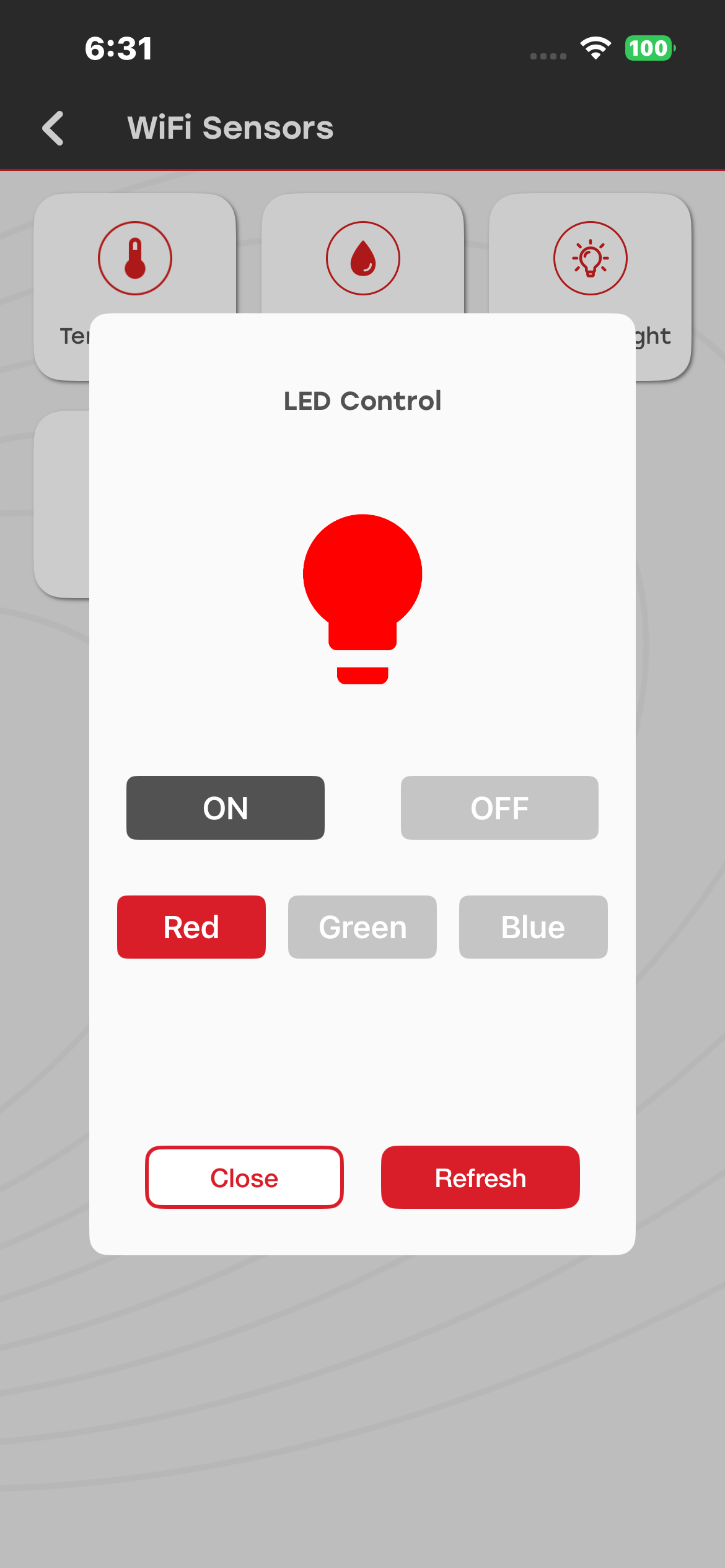 mobile app screenshot