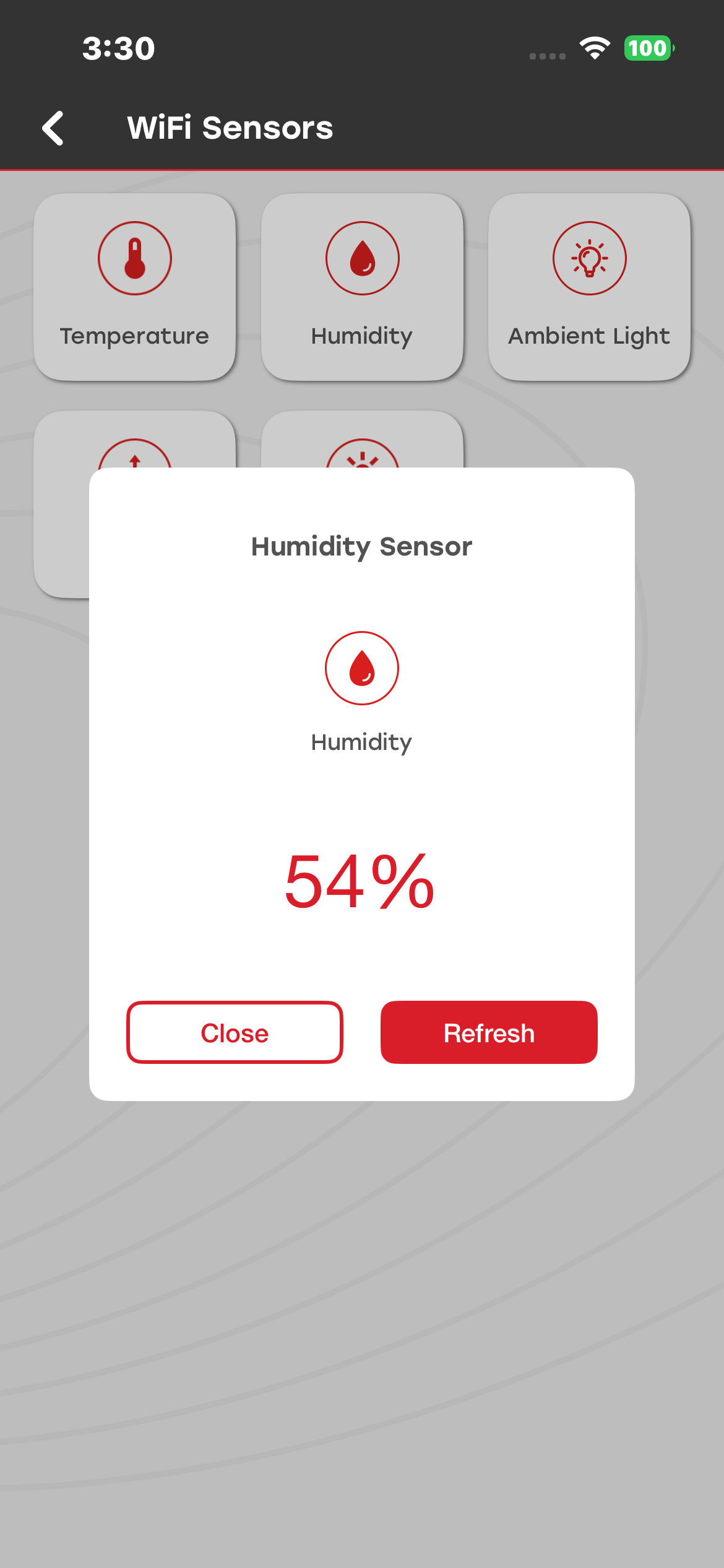 mobile app screenshot