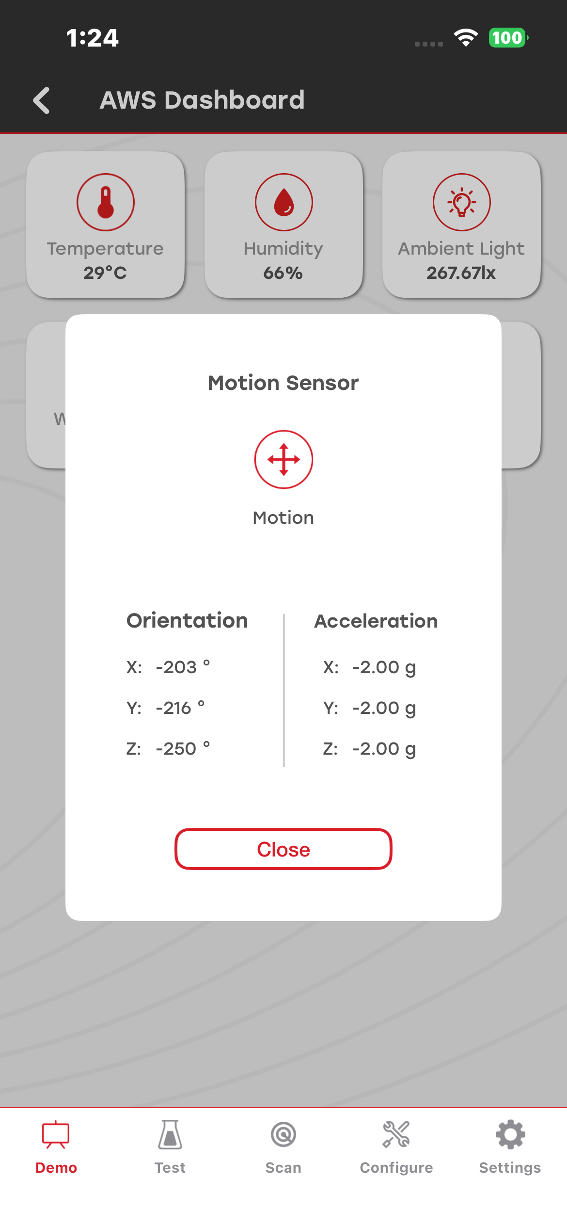 mobile app screenshot