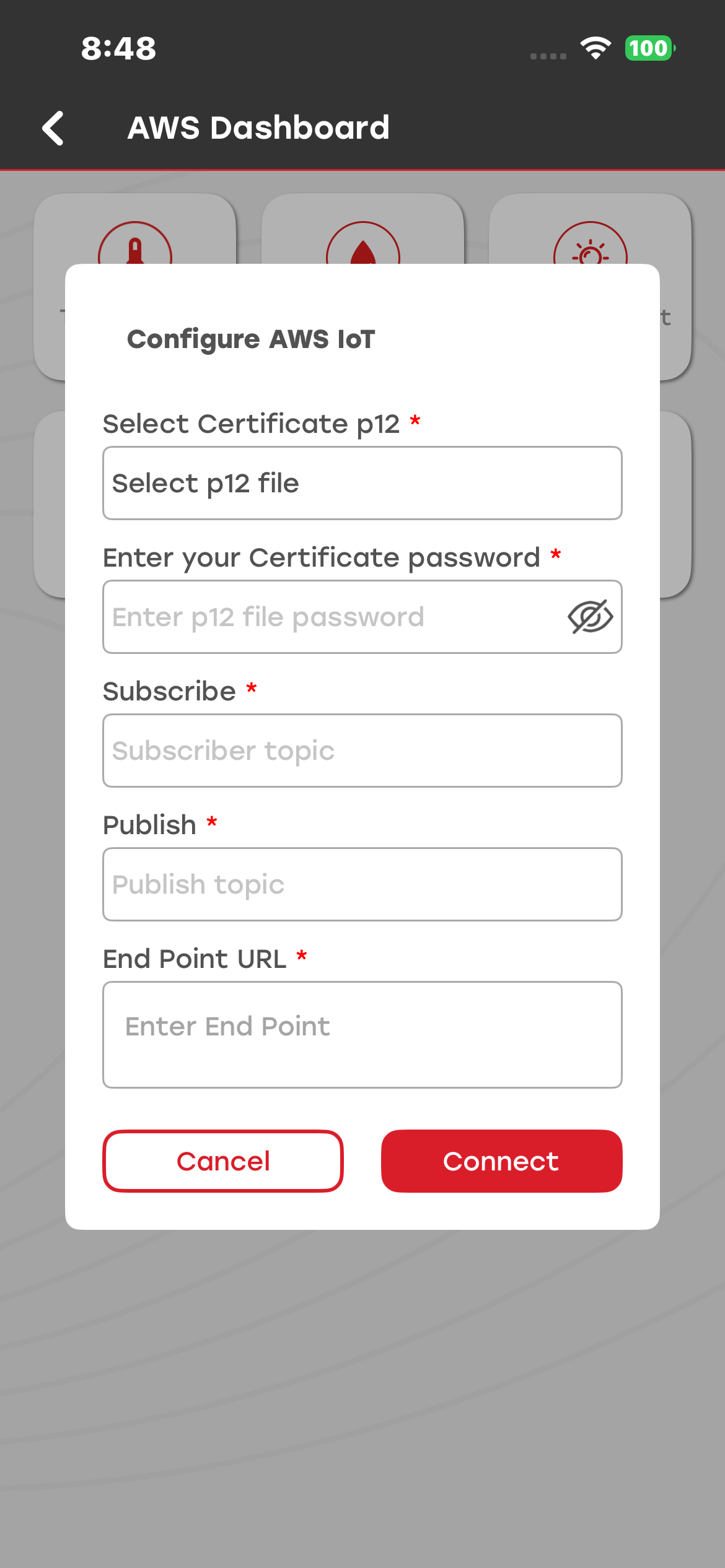 mobile app screenshot