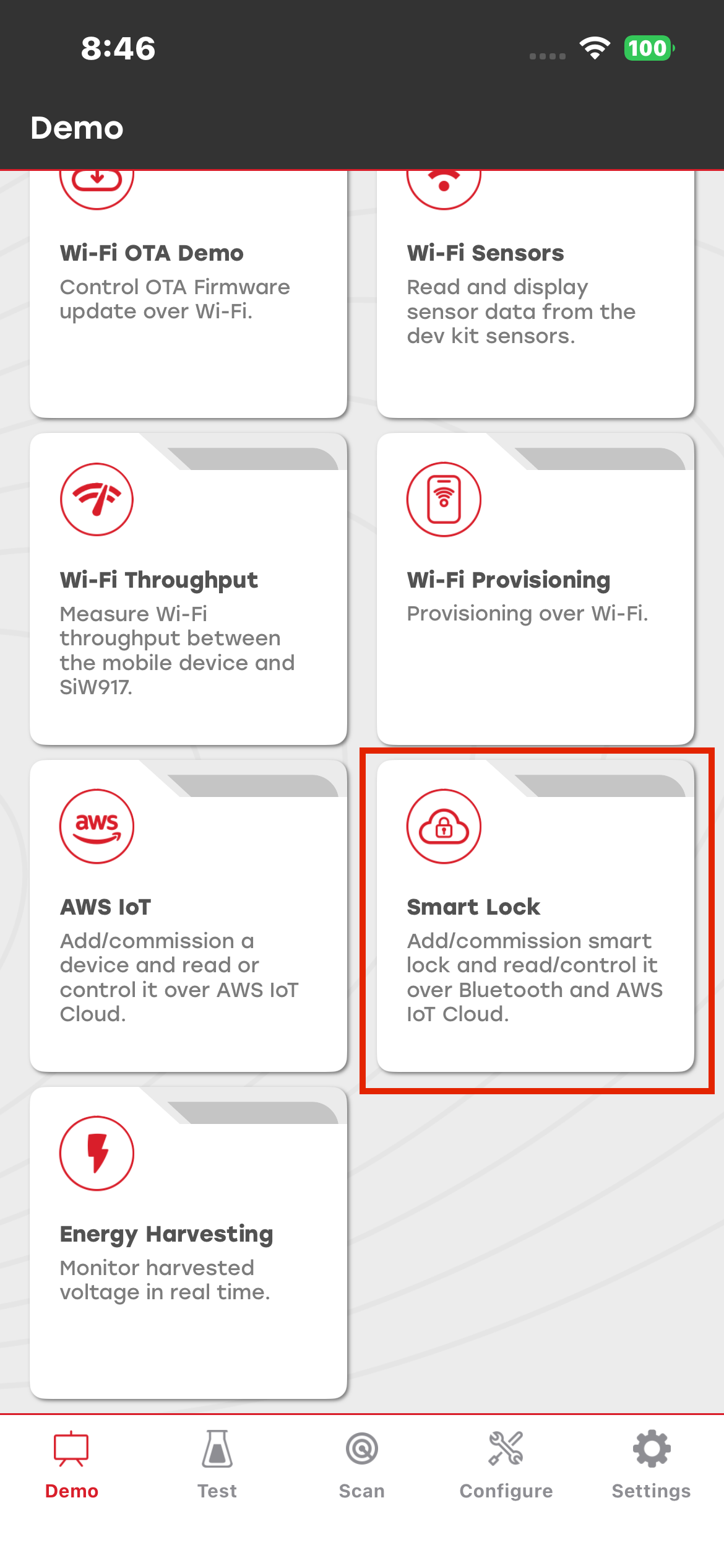 mobile app screenshot