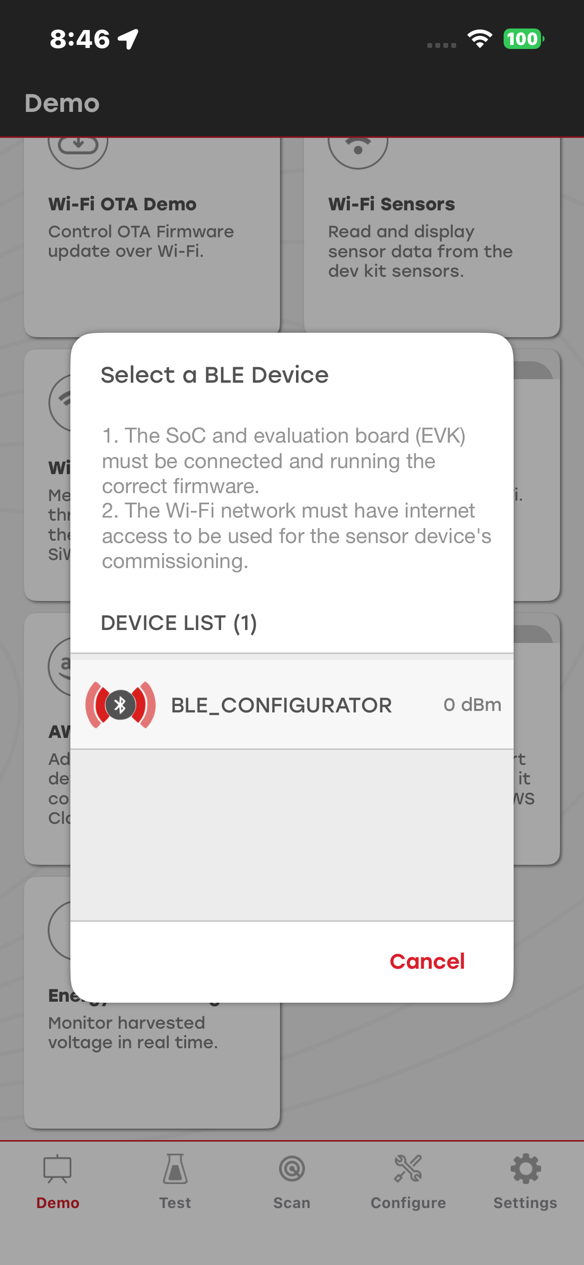 mobile app screenshot