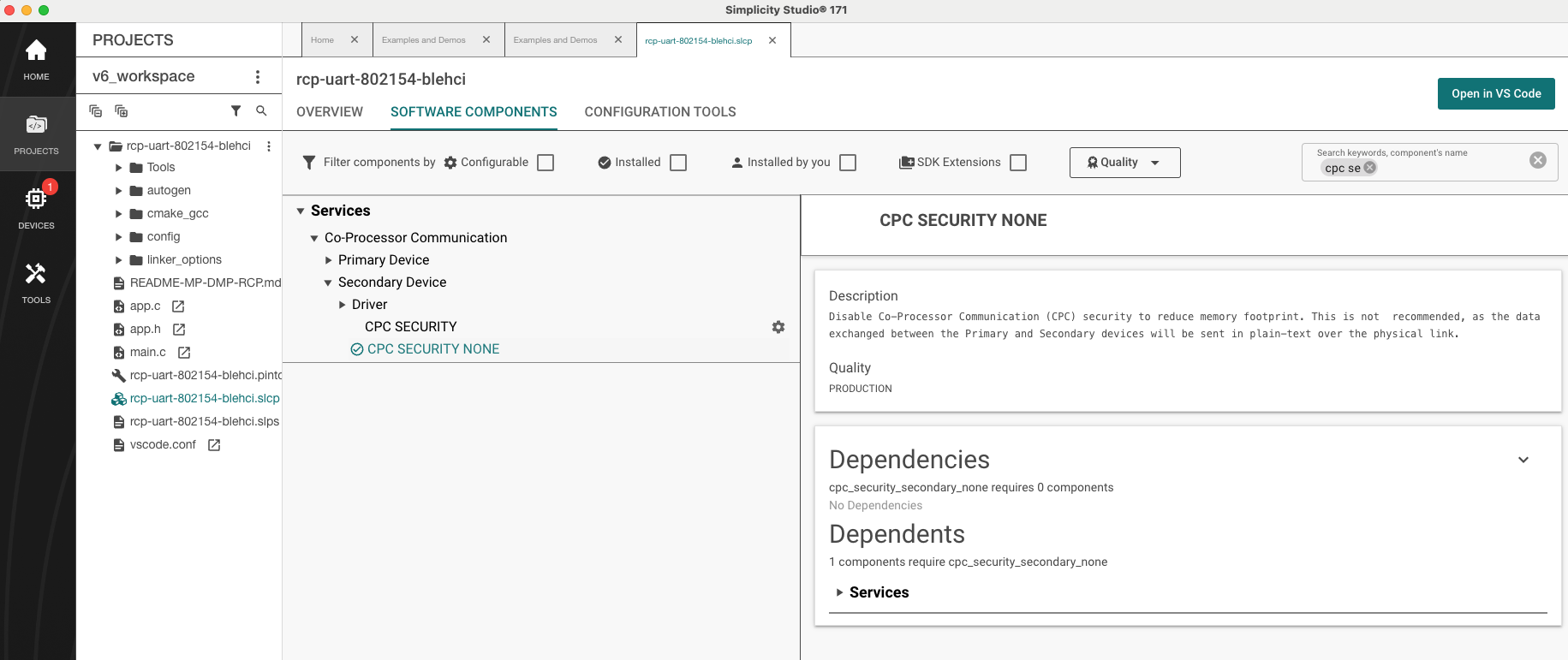 CPC Security Component