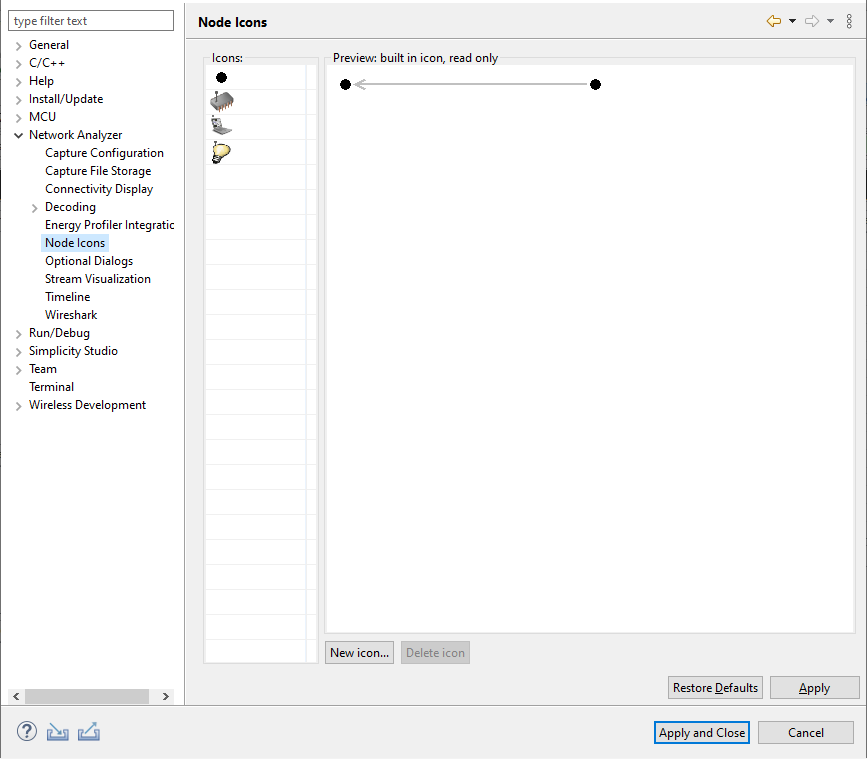 Node Icon Preferences