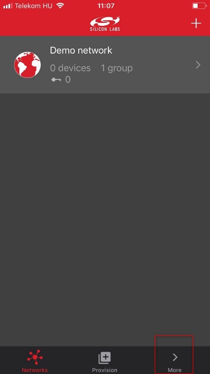 Browse to the export menu