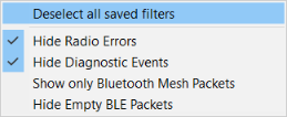 Built in filters