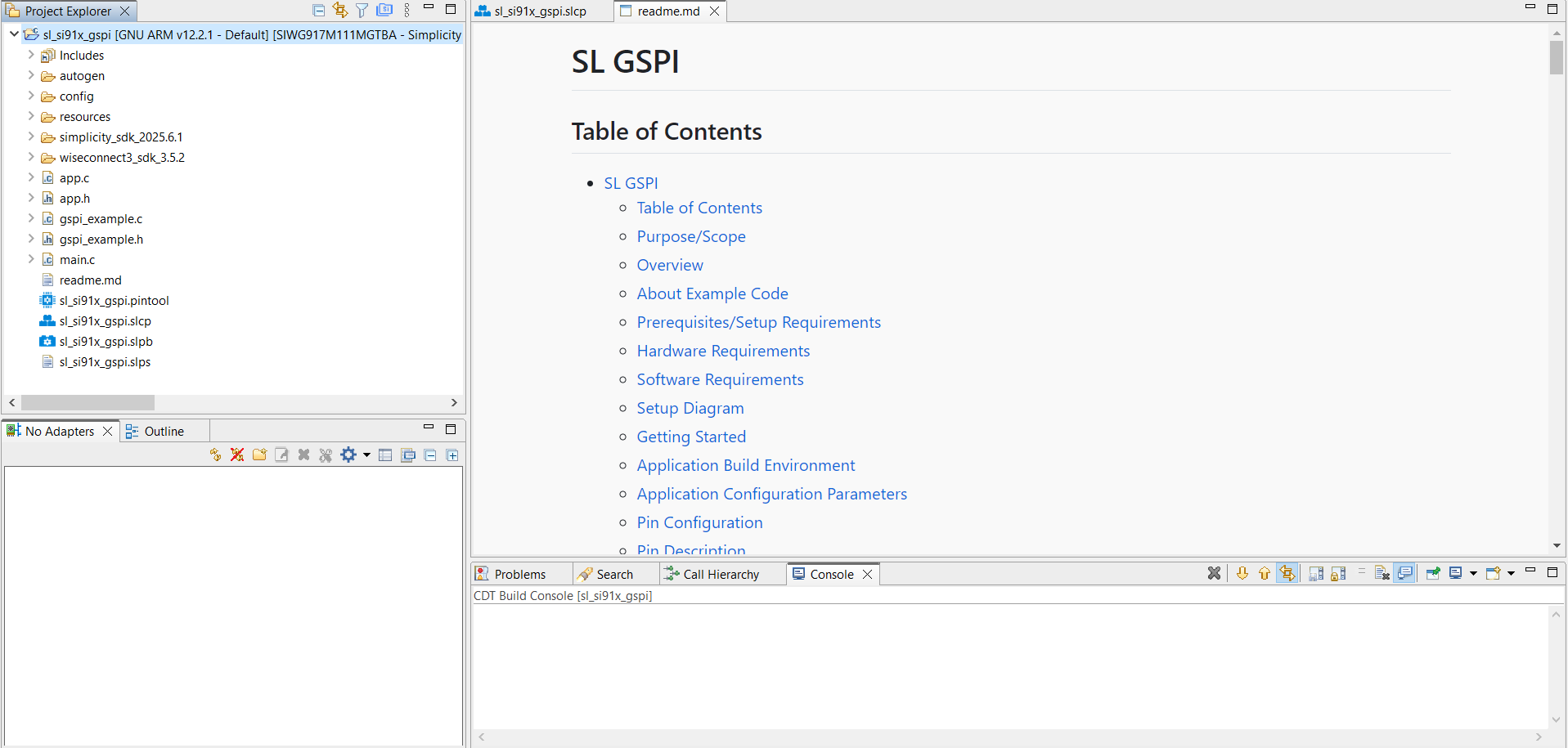 GSPI Example Folder Structure