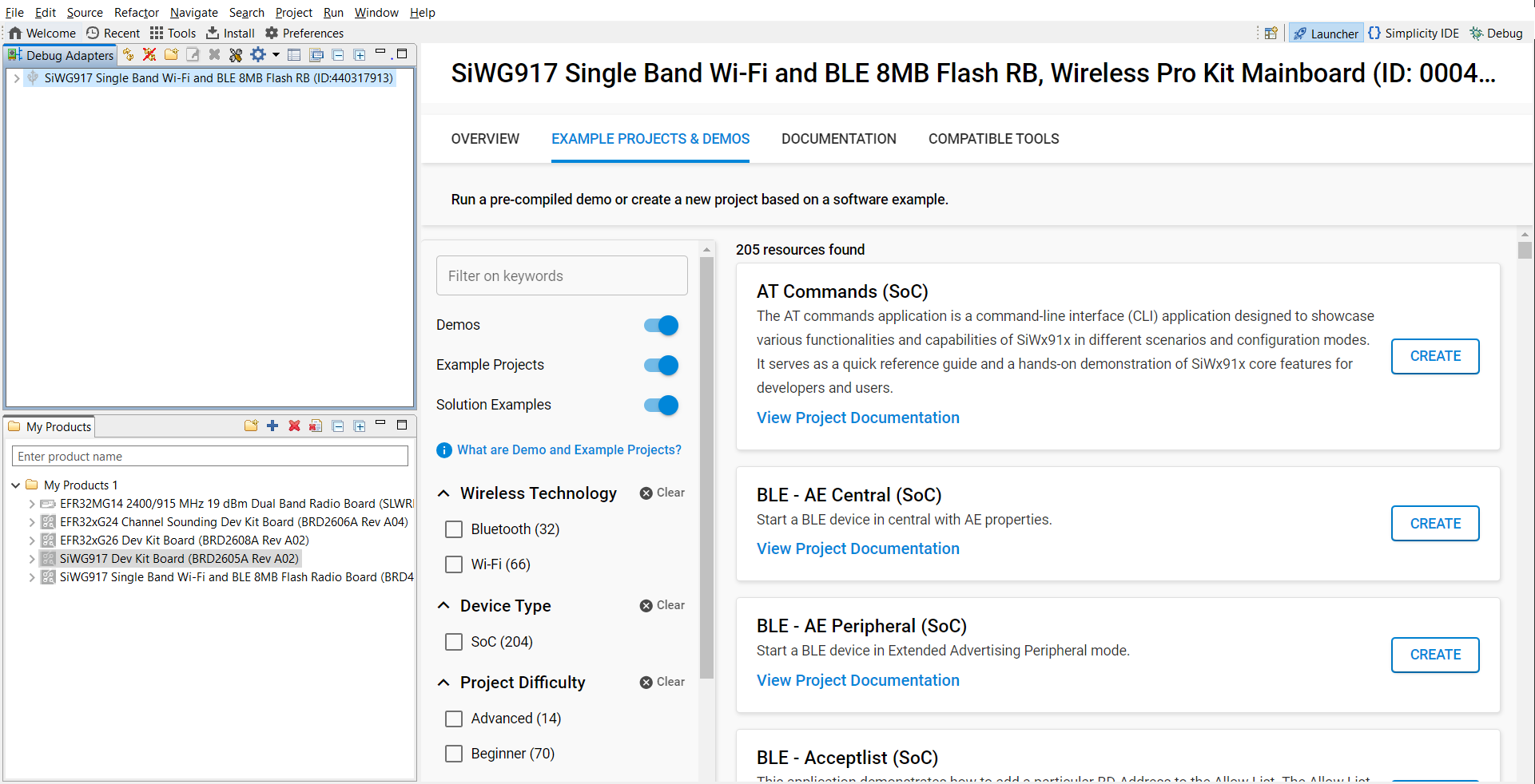 Board auto detection