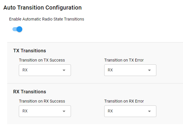 Auto State transitions