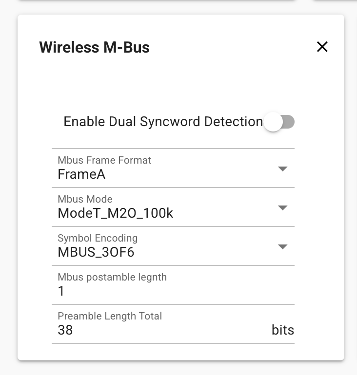 Custom Settings