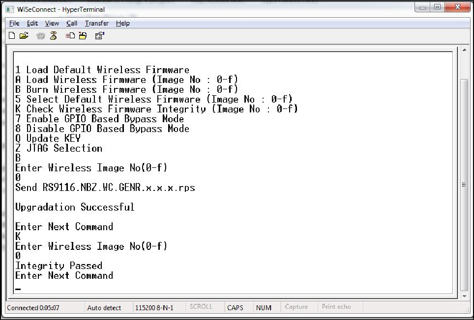 Figure 10 - Firmware Upgrade Completion Message{"style":"max-width:500px"}