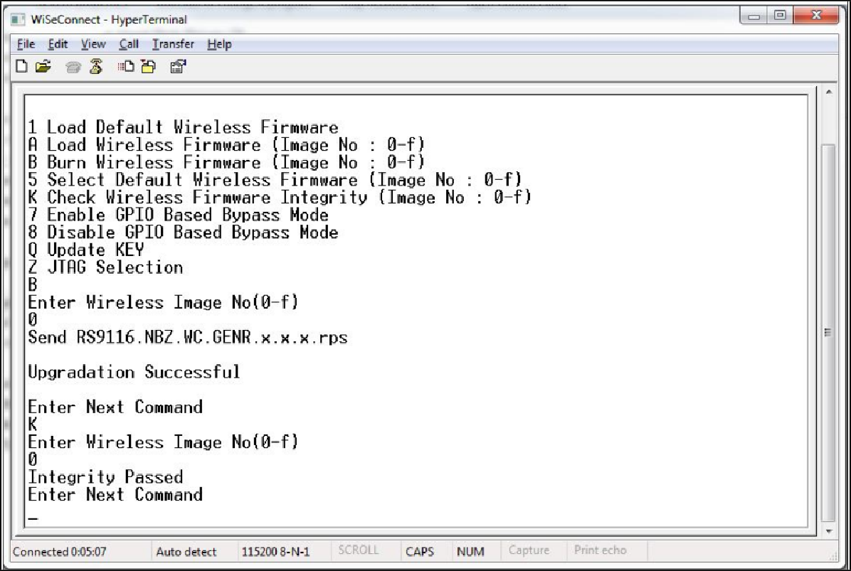 Figure 10 - Firmware Upgrade Completion Message{"style":"max-width:500px"}