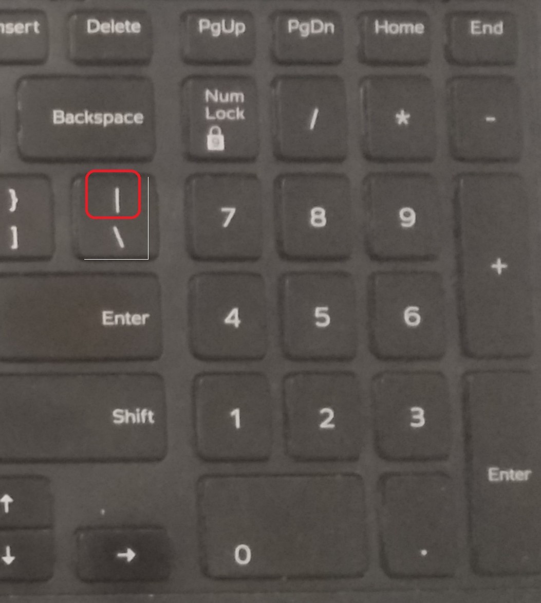 Pipe Symbol On Keyboard