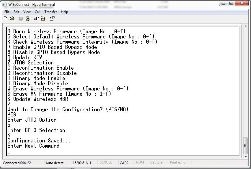 Enabling The GPIO Based Bypass Mode: Invalid Firmware