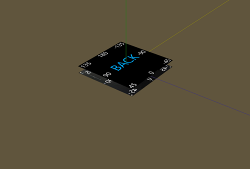 One of the Locators Shown in the 3D View