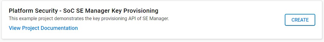 Key Provisioning Sample Application