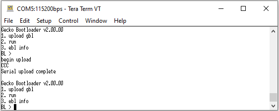 Run option