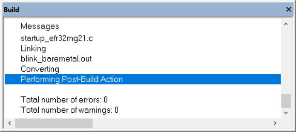 Build messages