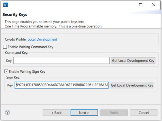 Enter Public Sign Key