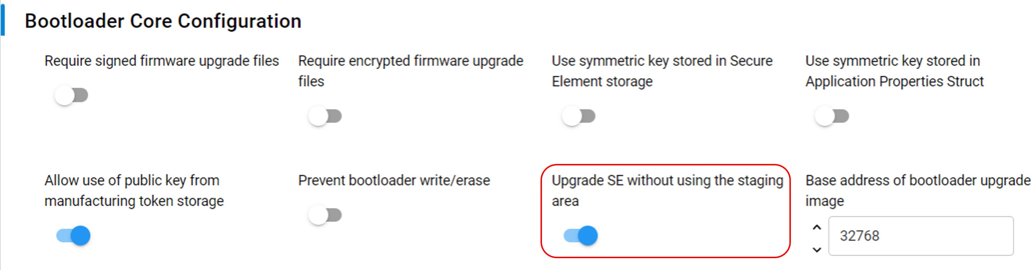Upgrade SE without using the staging area option