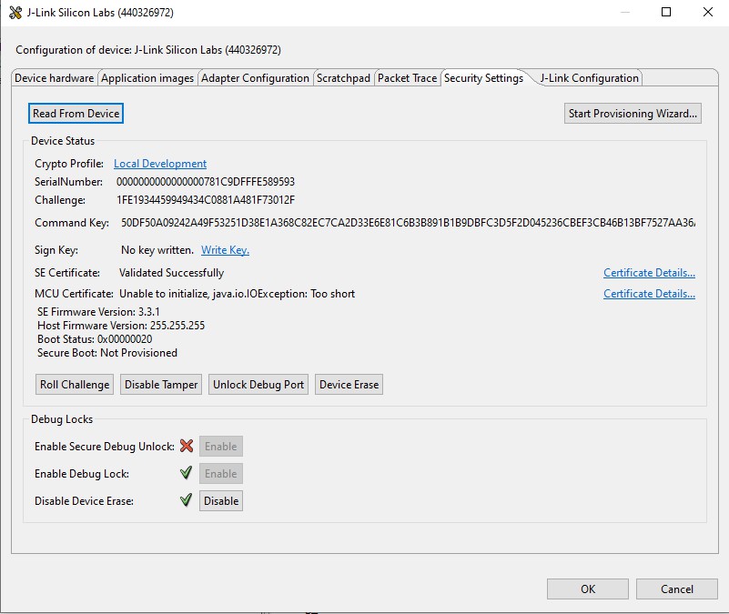 Standard Debug Lock