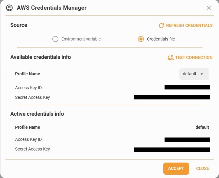 Sidewalk Assistant AWS Credentials Configuration