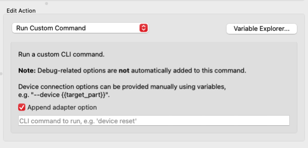 Run Custom Command