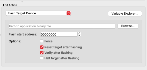 Flash Target Device