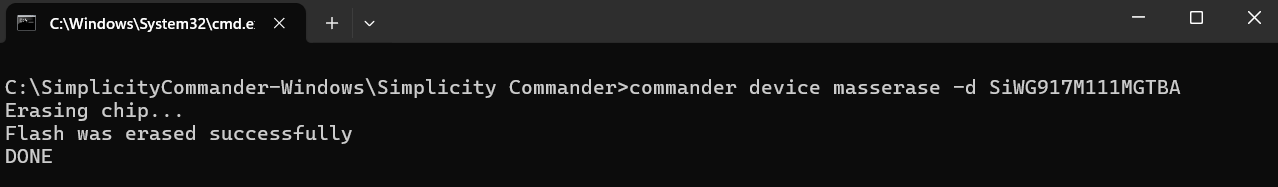 Flash Erase