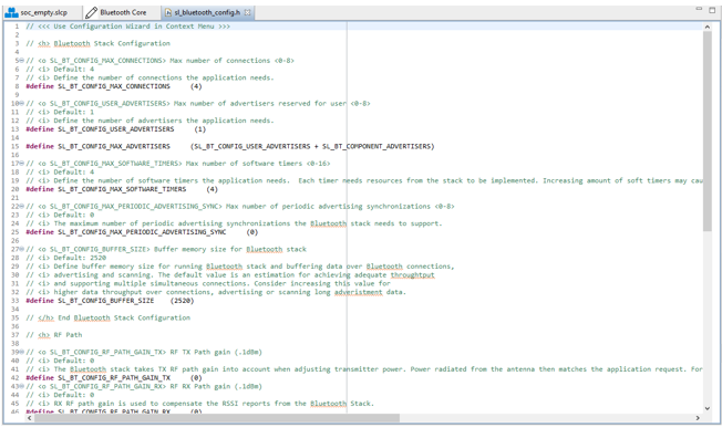 proj conf component editor source