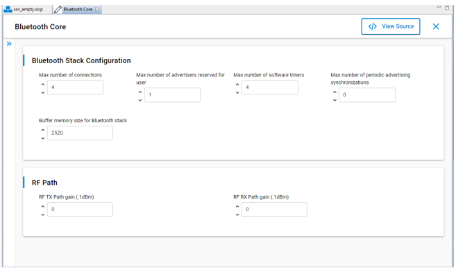 proj conf component editor