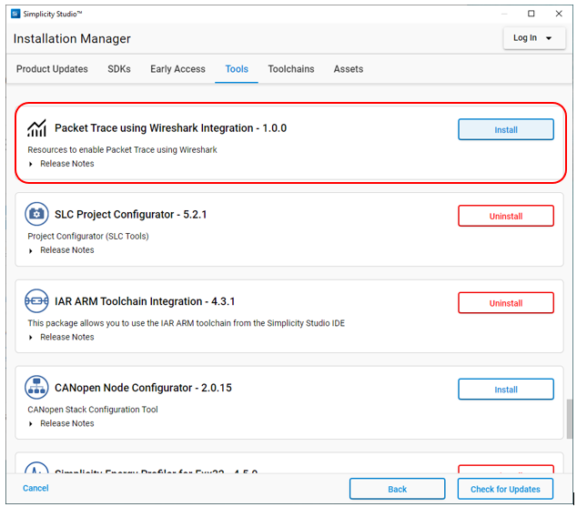 Wireshark integration tool