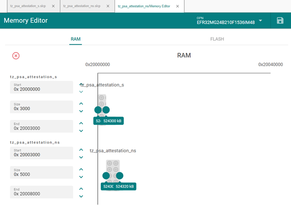 Memory Editor RAM tab