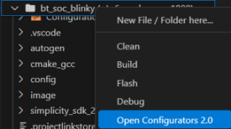 Open Configurators 2.0 from the project folder