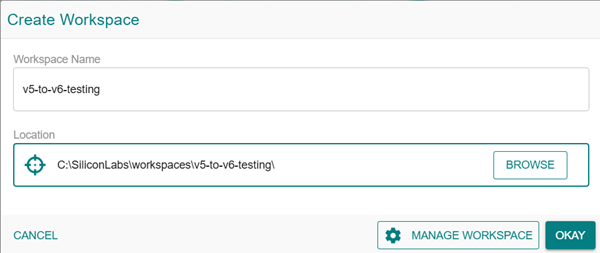 Browse Workspaces