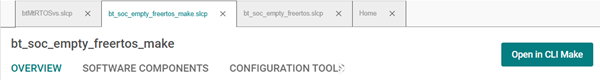 Open in CLI Make