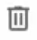 A trash can icon used to delete an item