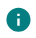 The help icon, a solid green circle with a white letter i in the middle, used to get more information about a feature or option