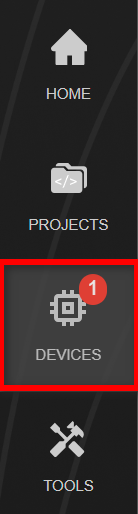 DEVICES button