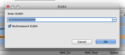 EUI64 Dialog