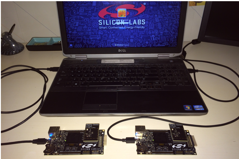 Typical EFR32/WSTK Development Kit