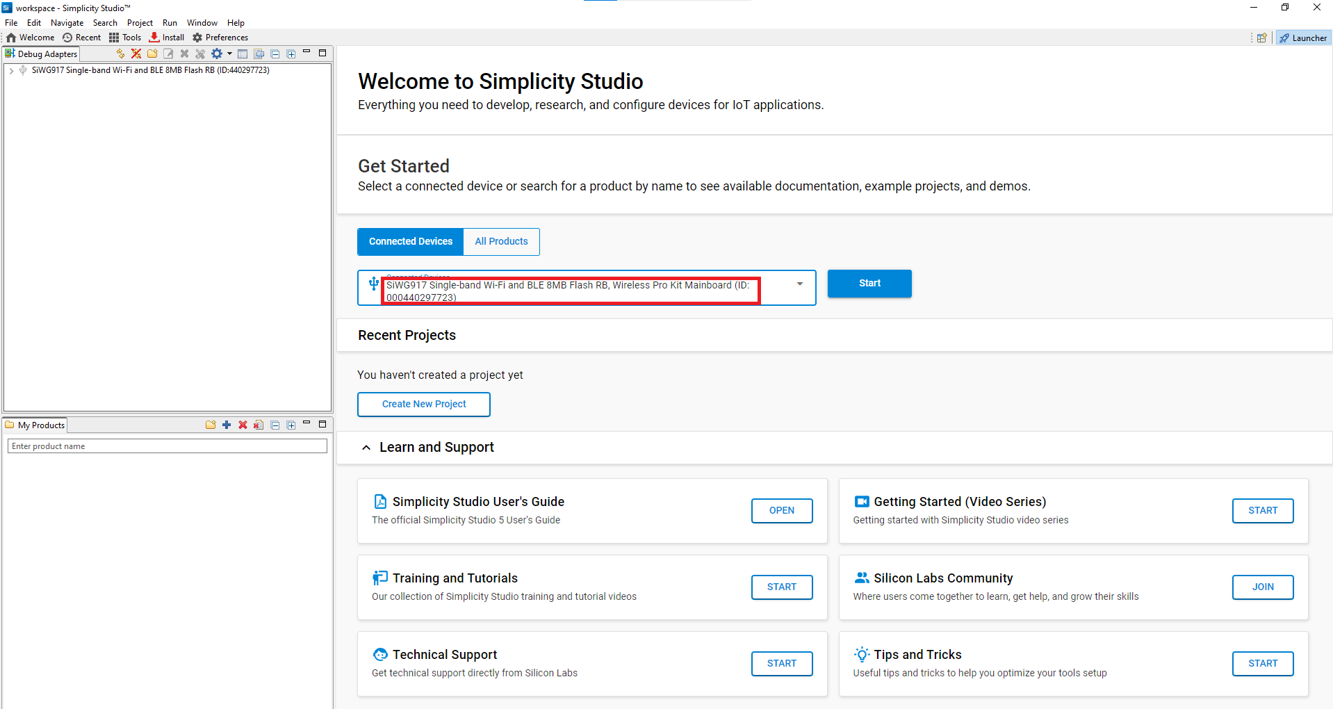 Board auto detection
