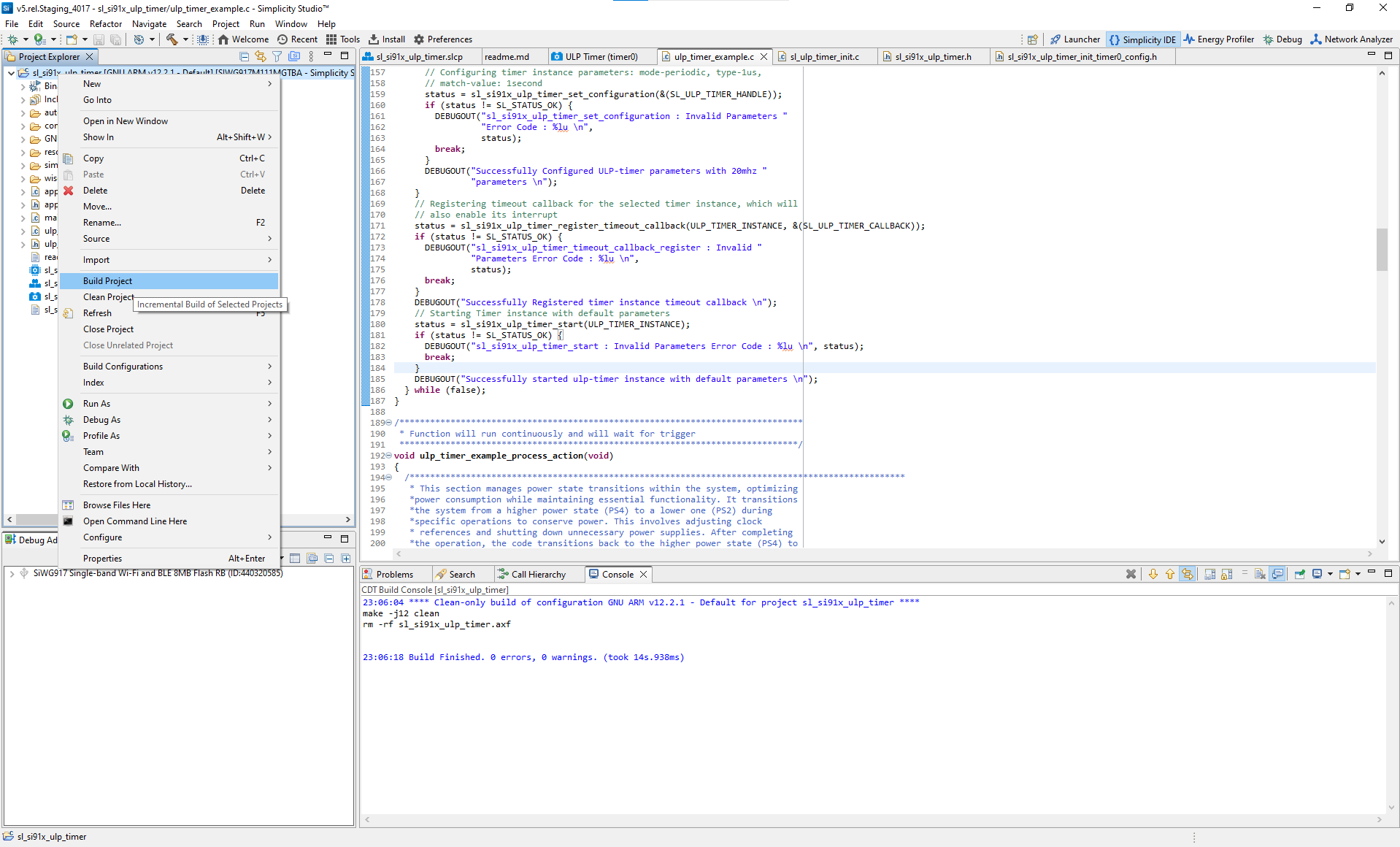 ULP Timer build project