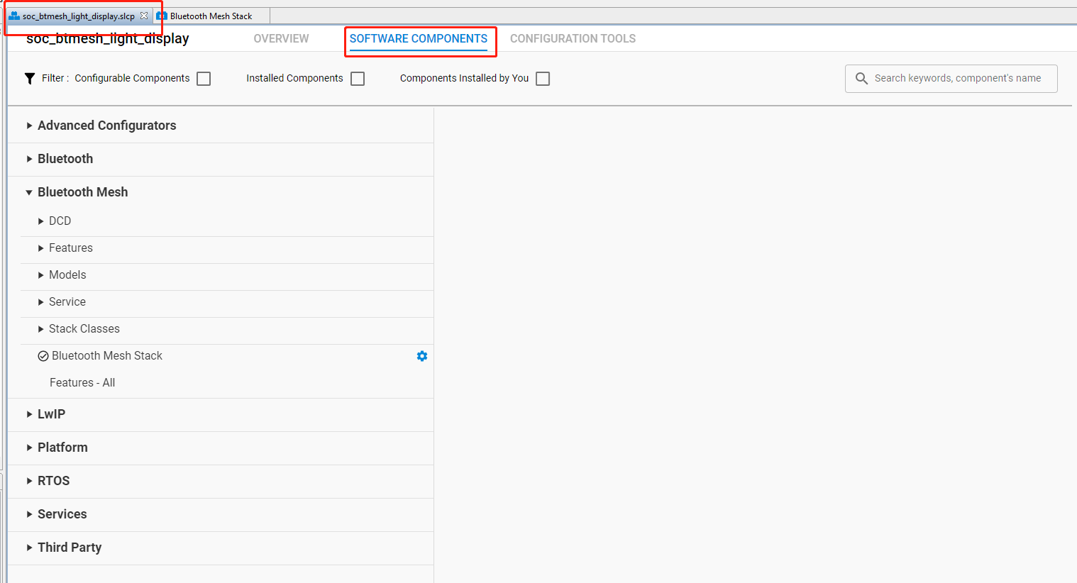 Explore the various component categories